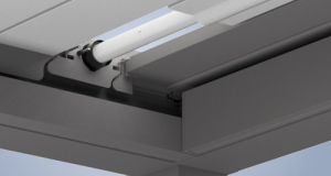 Statiklamelle mit integriertem Motor